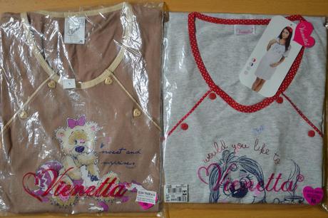 Kojenecká nočná košeľa so županom, vienetta secret,l - xxl