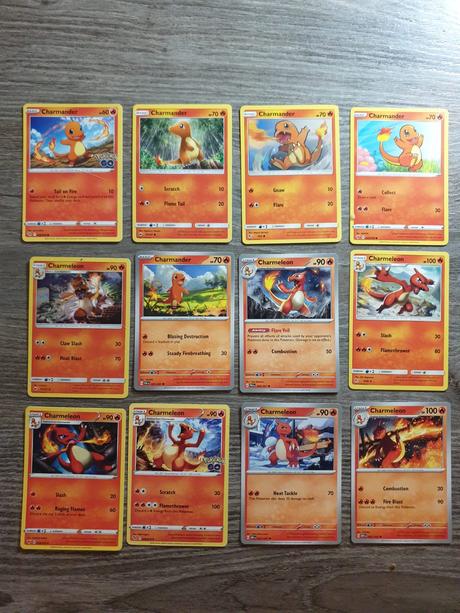 Pokemon karty charmander,