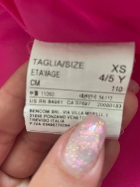 Vetrovka, benetton,110