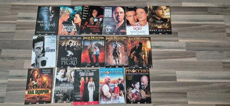 Rôzne filmové dvd,