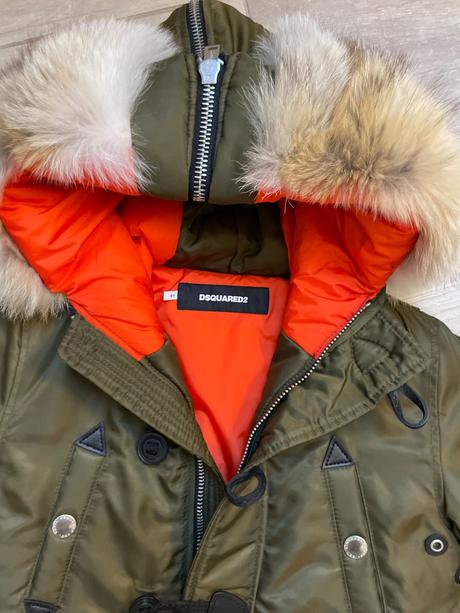 Luxusná teplá vetrovka dsquared2, 122 / 128