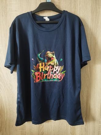 Tričko happy birthday dinosaurus, 158