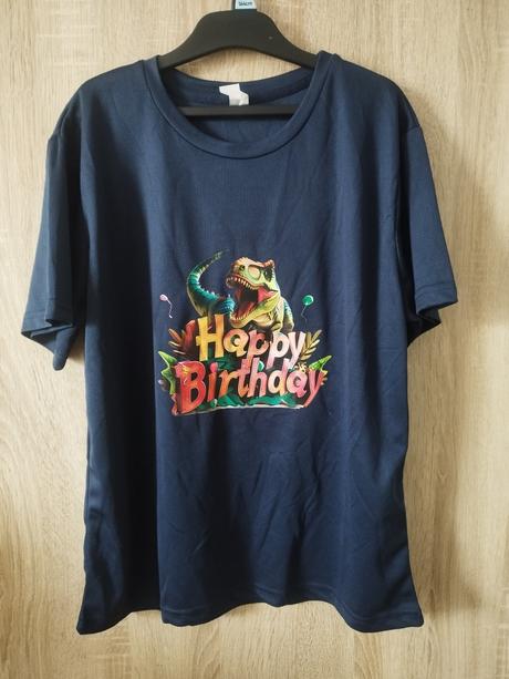 Tričko happy birthday dinosaurus, 158