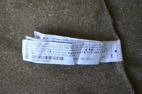 Bershka, lurexový svetrík veľ. l/xl, bershka,l
