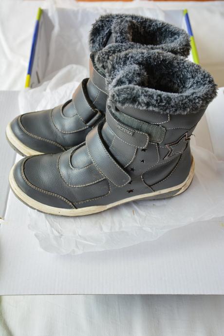 Teplé čižmy v super stave, protetika,35