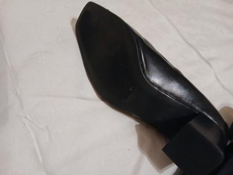 Čierne kožené poltopánky, 39