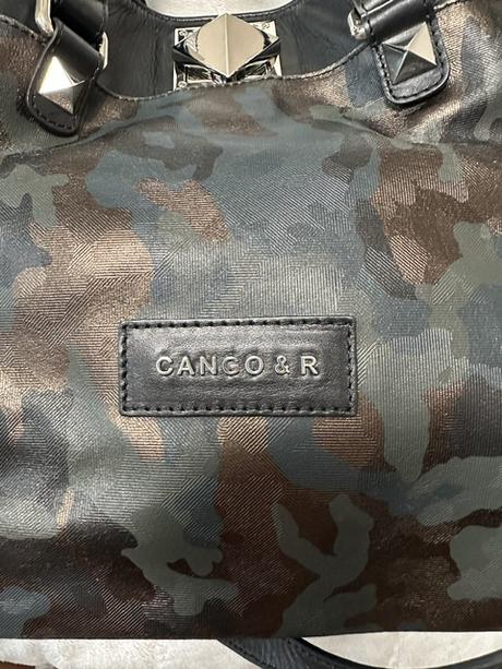 Maskáčová kožená kabelka zn. cango & rinaldi, 