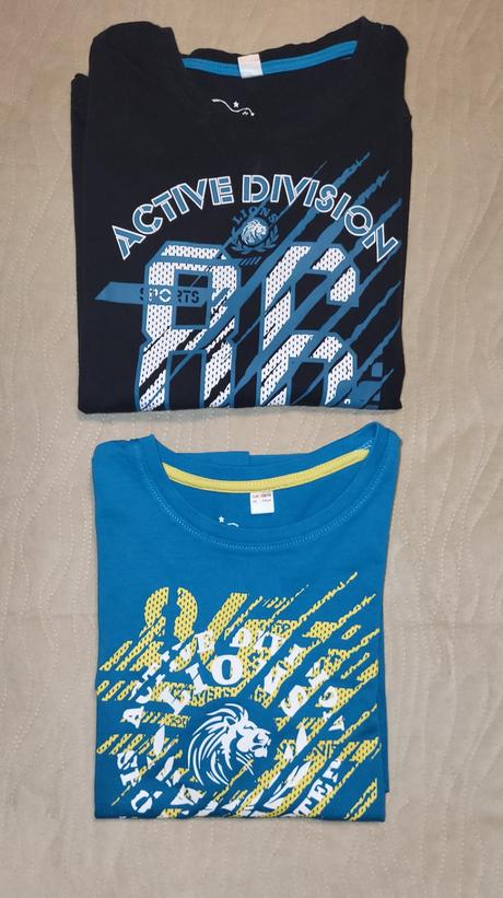 2x tričko dlhý rukáv velk. 128/134, bonprix,128