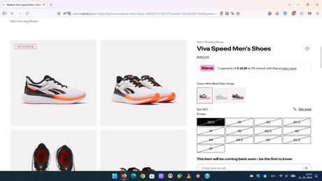 Reebok viva speed bežecké biele, reebok,42 / 43