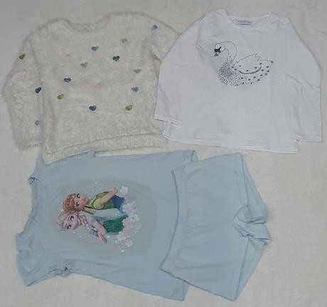 Svetrík so srdiečkami, h&m,116