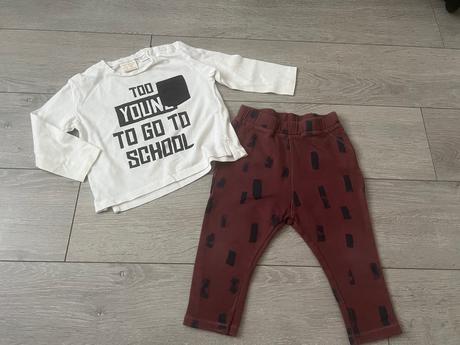 Zara tričko + tepláky 80/86, zara,80