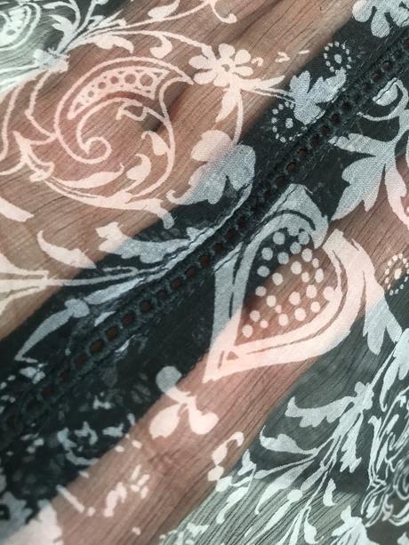 Priesvitná mušelínová blúzka, xl