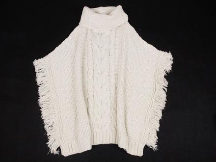 Rolákové pletené pončo next, veľ. 7-8 r. a, next,122