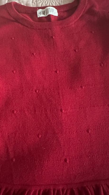 Pletené šaty, h&m,134