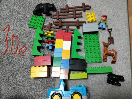 Lego duplo balíčky obchod farma zoo, 
