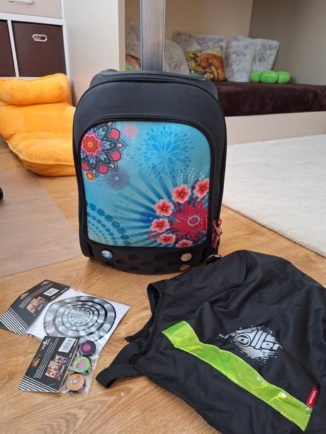 Školská taška s kolieskami nikidom roller,