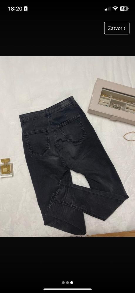 Tmavosede jeansy, terranova,xs