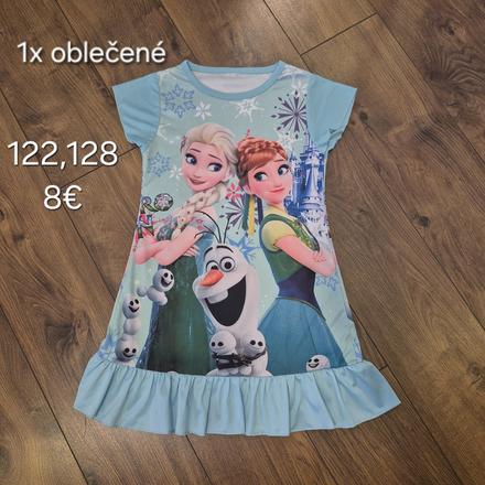 Šaty anna a elza frozen, 122