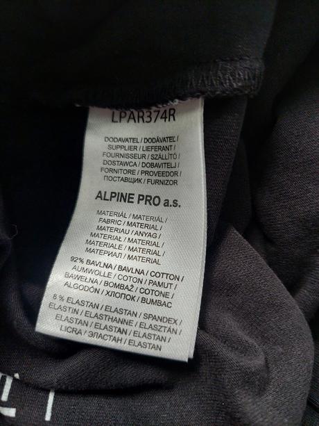 3/4nohavice alpine pro, alpine pro,s