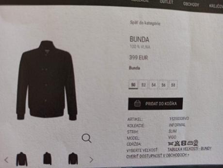 Vlnená bunda blažek, m