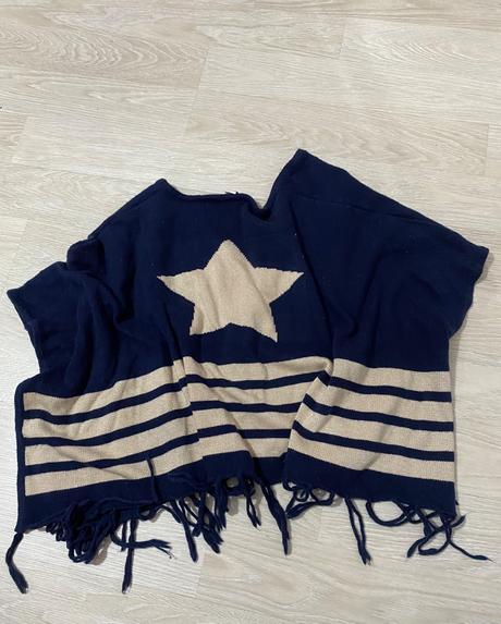 Dievčenská vesta/ pončo, ido,164