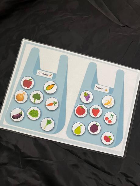 Didaktická zalaminovaná aktivita na suchý zips, 