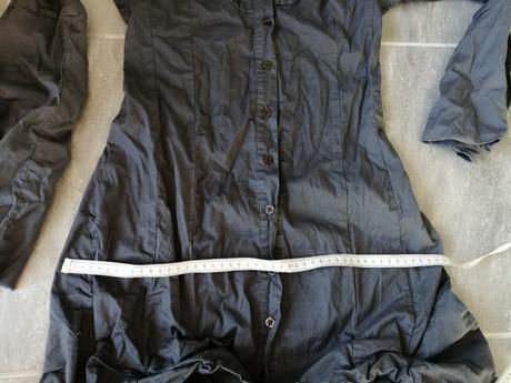 Zaujímavé sivé bavlnené šaty noname athens vm-s, m