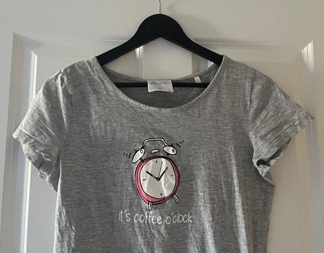 Sivá bavlnená nočná košeľa, c&a, s/36, c&a,s