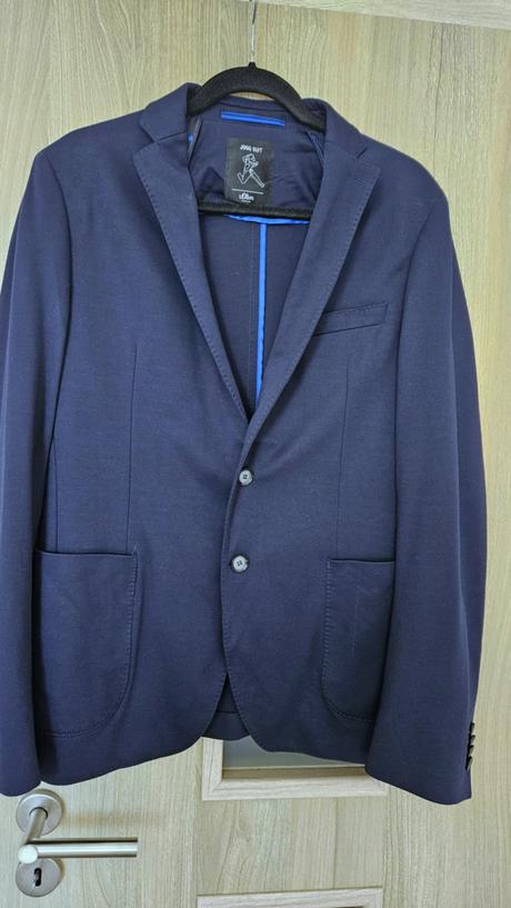 Pohodlné pánske sako jogg suit, s.oliver, veľ. m, s.oliver,m