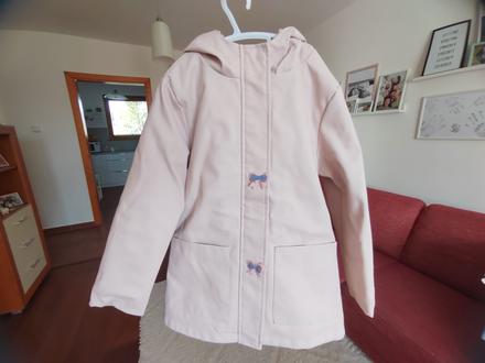 Zimná bunda - jemne ružová mango v.134, mango,134