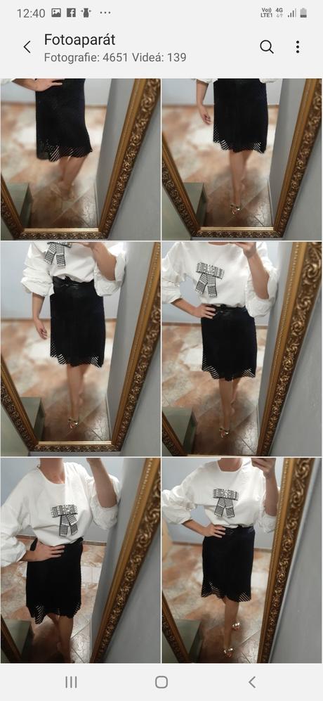 Imperial asymetrická sukňa, m