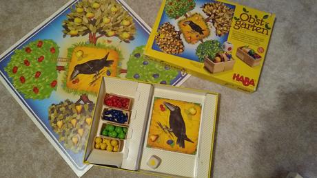Kooperatívna spoločenská hra haba ovocný sad, 