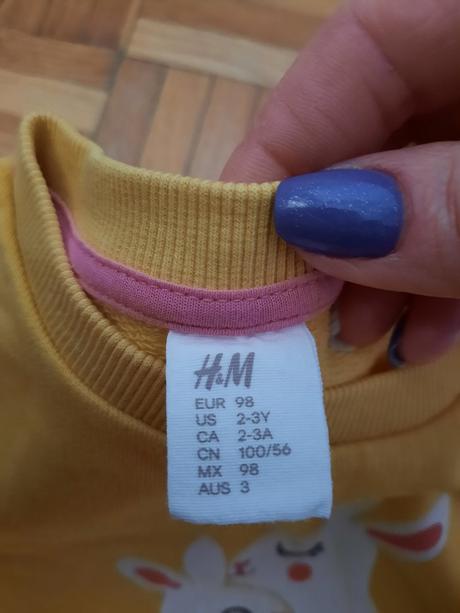 Dievčenská mikina, h&m,98