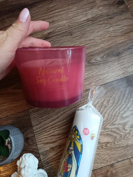 2x sviečka, anjelik a kvet, 