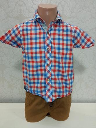 Chlapčenská kockovaná košeľa next (3r.), next,98