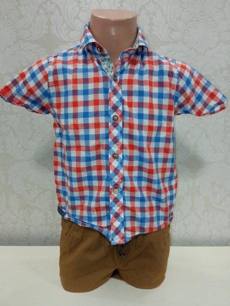 Chlapčenská kockovaná košeľa next (3r.), next,98