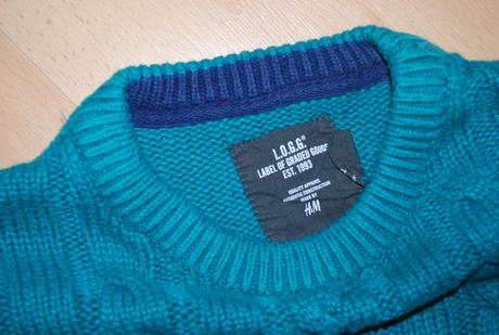 Kvalitný teplý pulovrik, h&m,146