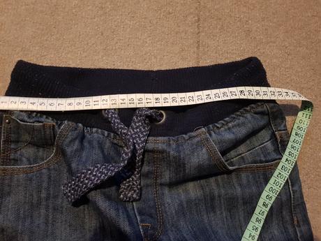 Štýlové rifle v páse na gumu, f&f,140