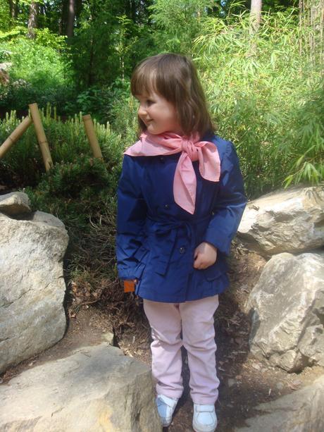 Jarny tmavomodry kabatik pre 6 rocne dievcatko, original marines,116