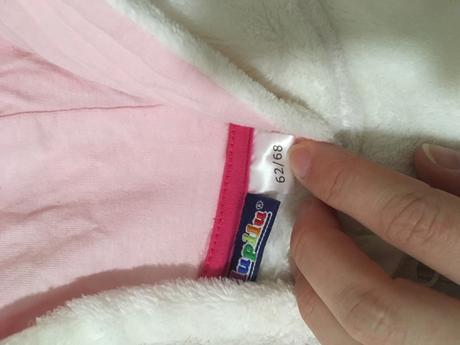 Tepla plysova mikina macko, lupilu,68