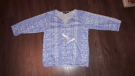 Blúzka bledomodrá potlač, reserved,36