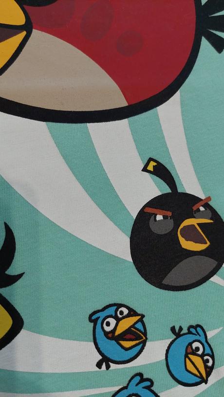 Tričko angry birds, h&m,110