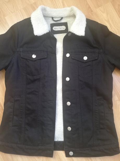 Zateplená rifľová bunda, 36