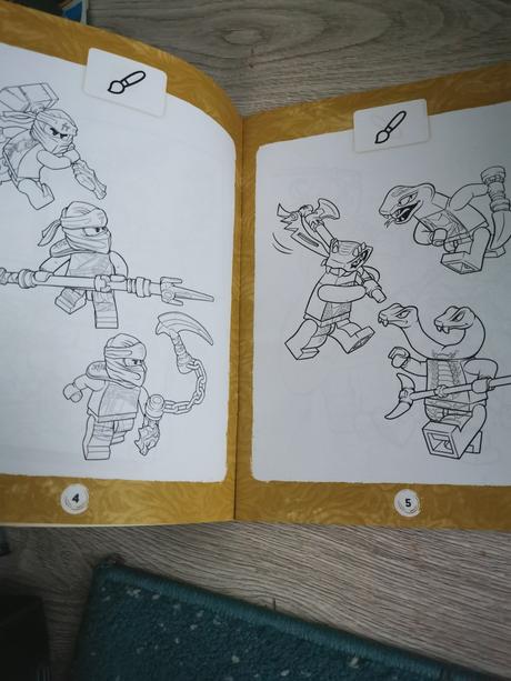 2x lego ninjago zošit,