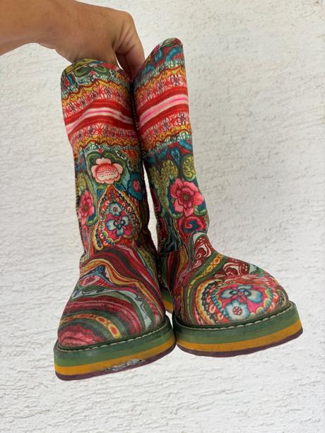 Desigual prekrasne cizmy boho etno hippie, desigual,36