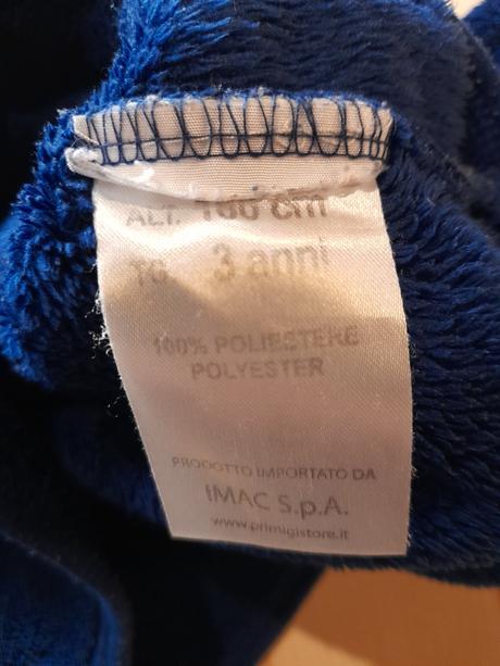 Tmavomodrá chlpatka, primigi,98