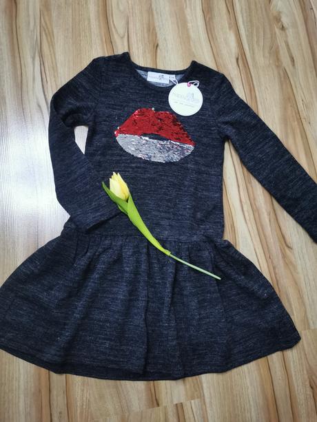 Šaty s meniacim obrázkom happy girls, 116