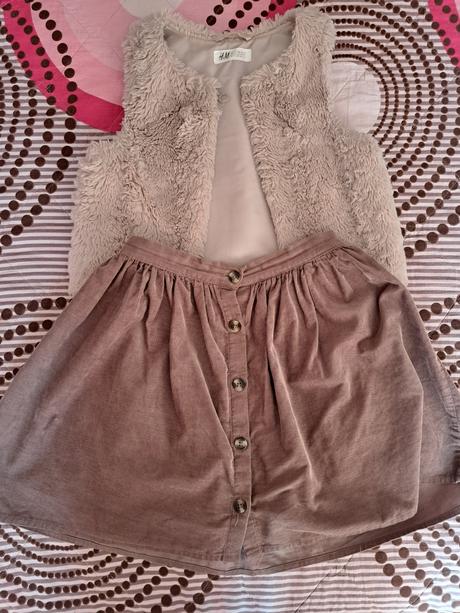 Vesta a sukňa, h&m,128