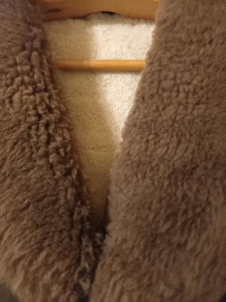 Pánsky prírodný kožuch z ovčej kože, xl