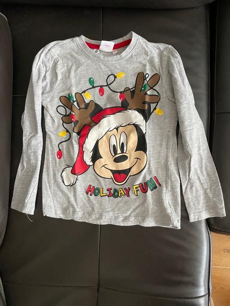 Tricko mickey mouse vianocne top stav, disney,128